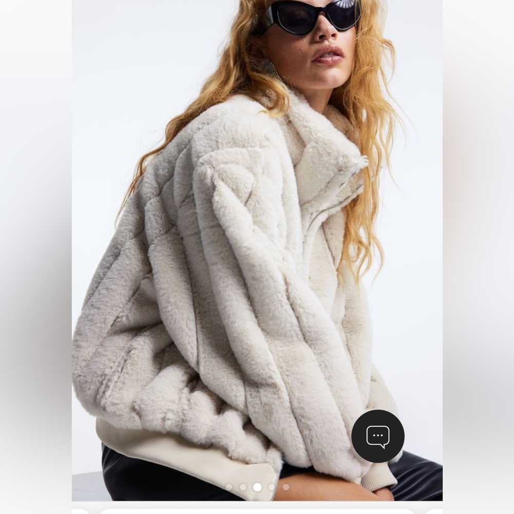H&M NWT Fluffy Jacket